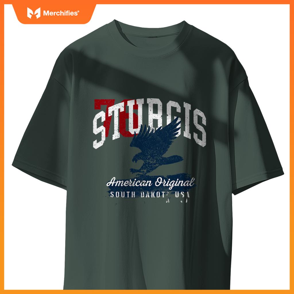 Sturgis south dakota  patriotic sports design T-Shirt