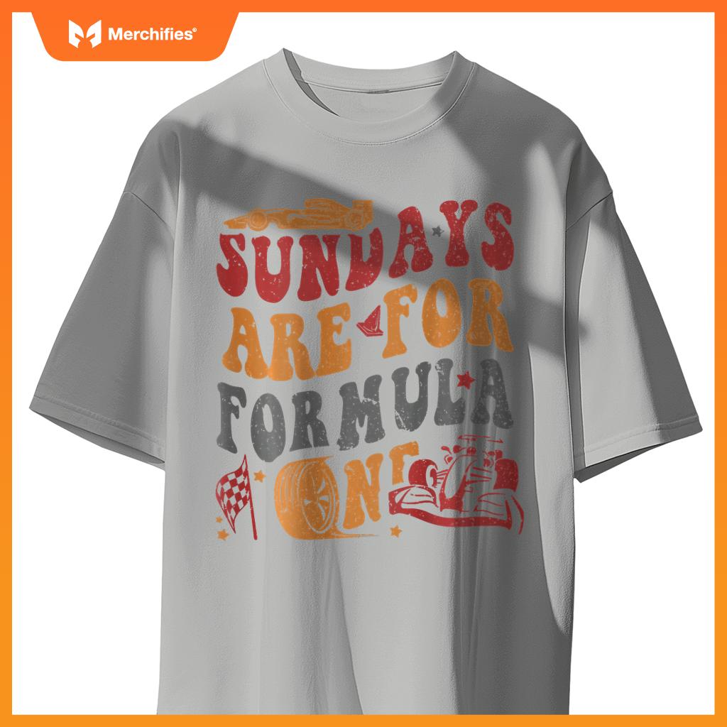 Sundays Are  Mula Racing Lovers  Race Car 2 Side T-Shirt