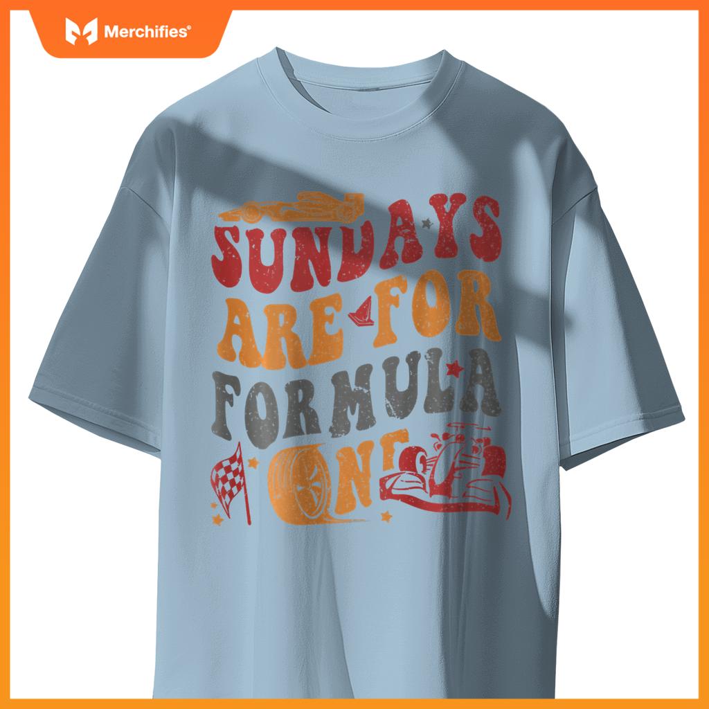 Sundays Are  Mula Racing Lovers  Race Car 2 Side T-Shirt