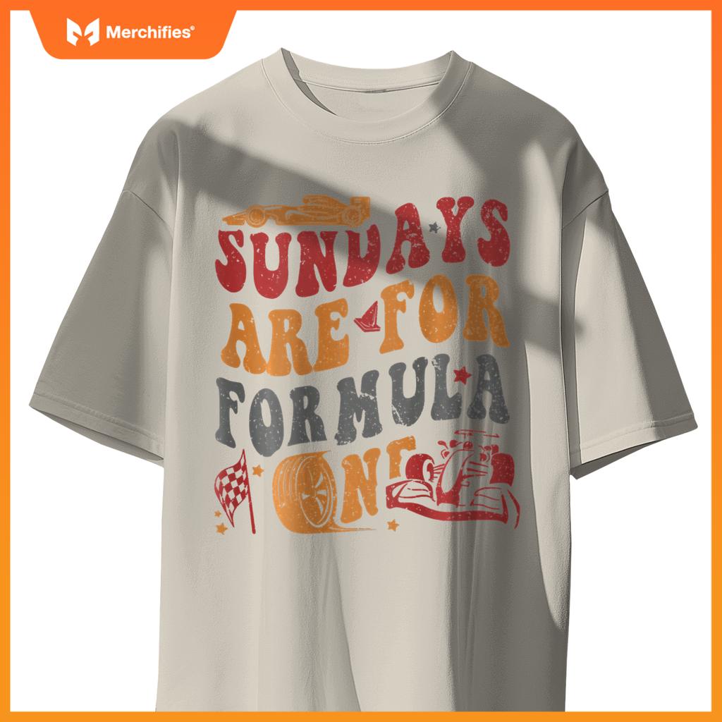 Sundays Are  Mula Racing Lovers  Race Car 2 Side T-Shirt