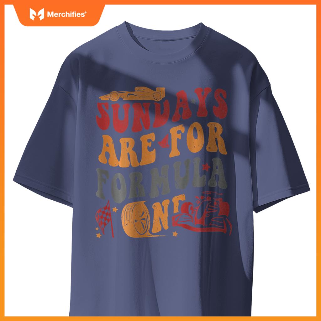 Sundays Are  Mula Racing Lovers  Race Car 2 Side T-Shirt