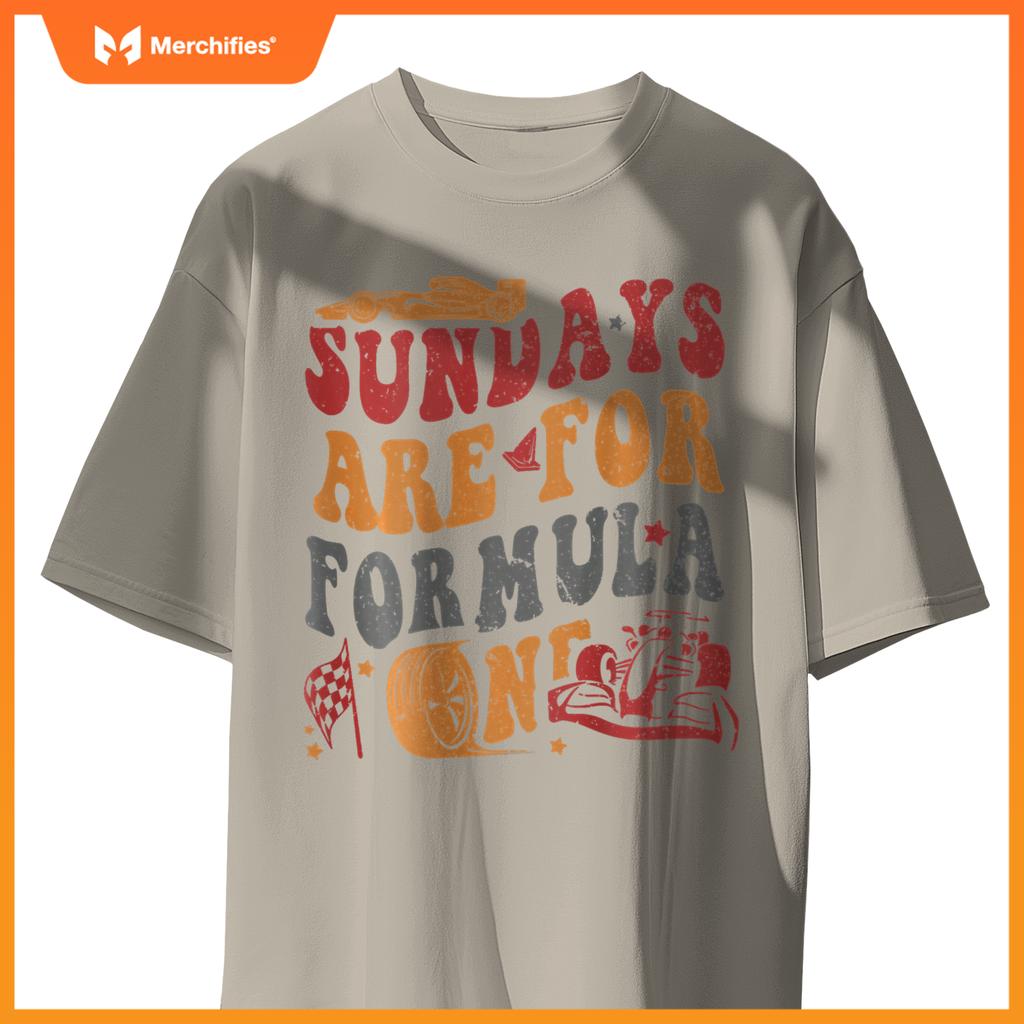 Sundays Are  Mula Racing Lovers  Race Car 2 Side T-Shirt