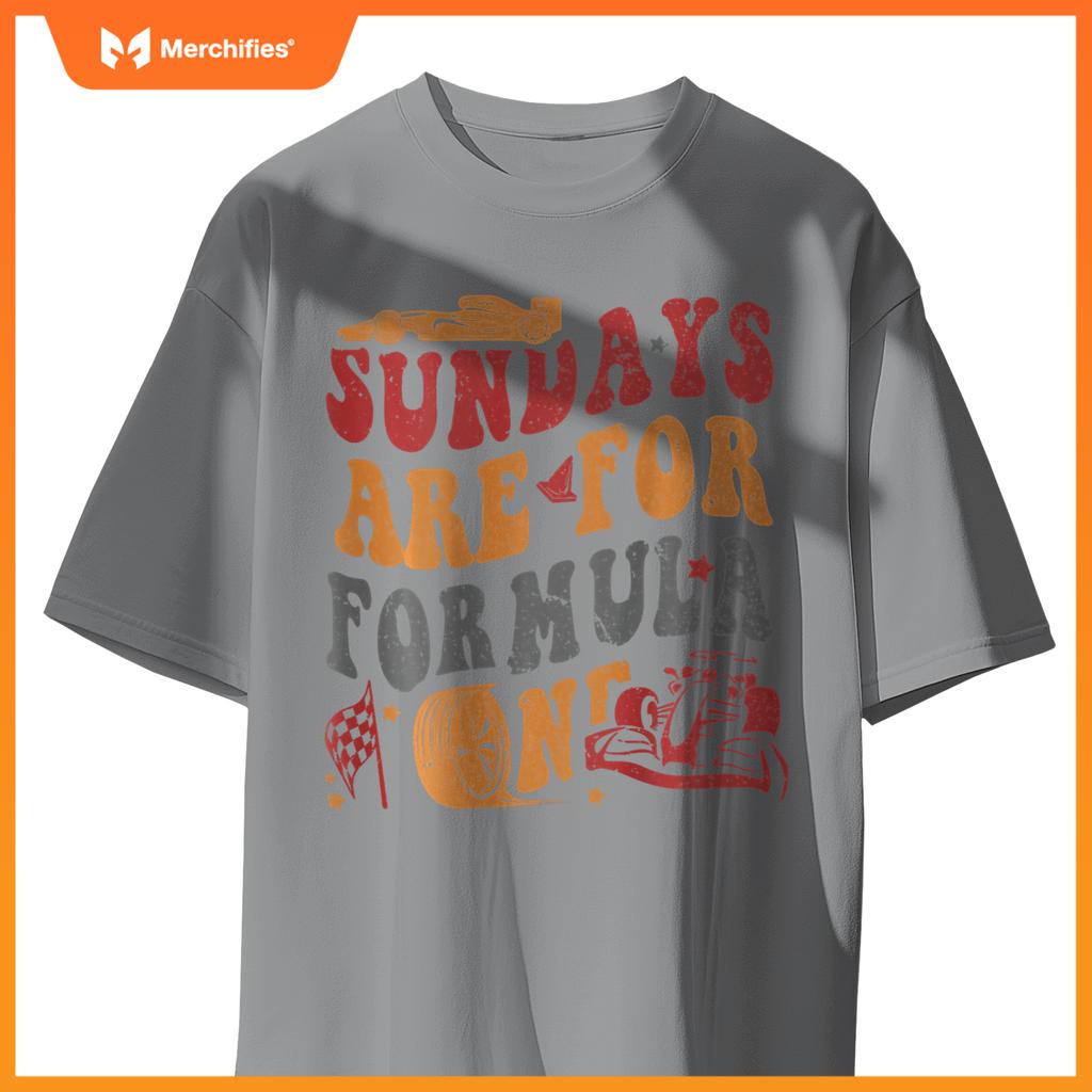 Sundays Are  Mula Racing Lovers  Race Car 2 Side T-Shirt