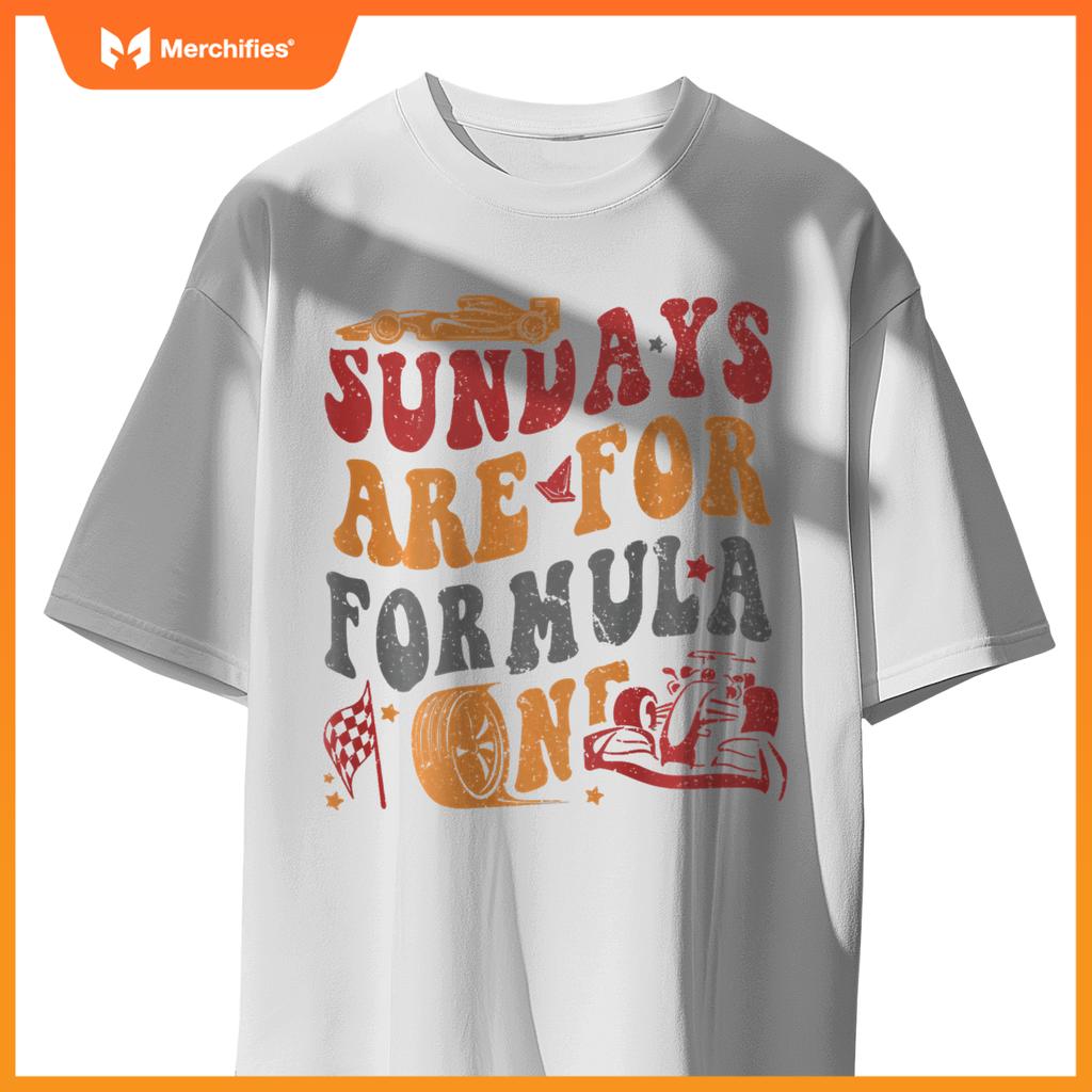 Sundays Are  Mula Racing Lovers  Race Car 2 Side T-Shirt