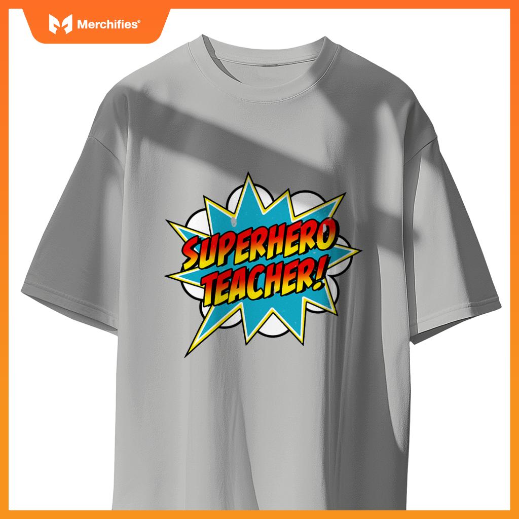 Superhero teacher comic teaching superpower