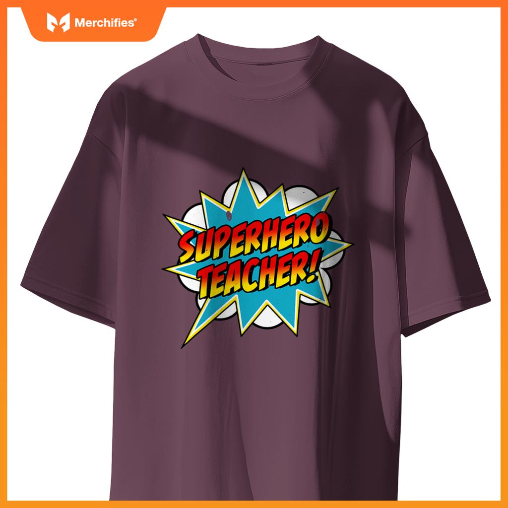 Superhero teacher comic teaching superpower