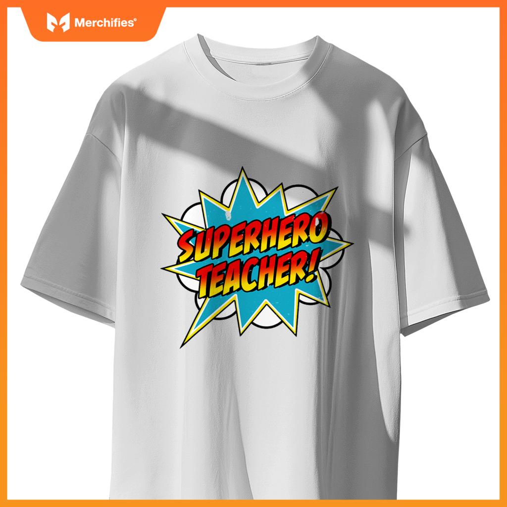 Superhero teacher comic teaching superpower