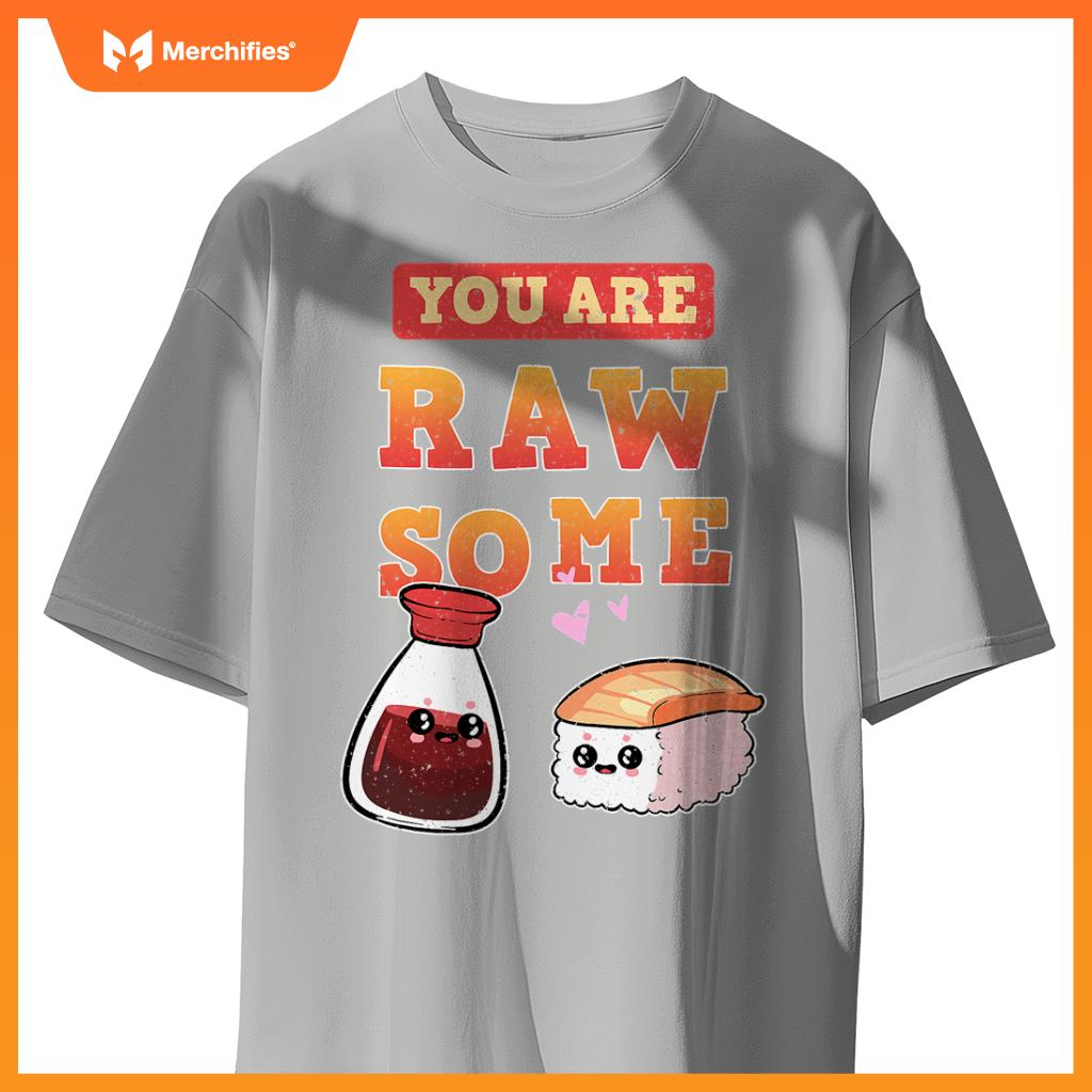 Sushi Chef Salmon Maki Anime Figure Japanese Manga T-Shirt