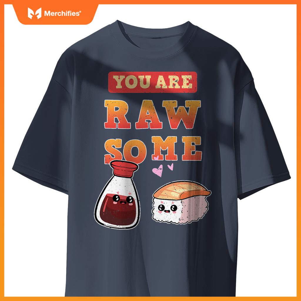Sushi Chef Salmon Maki Anime Figure Japanese Manga T-Shirt
