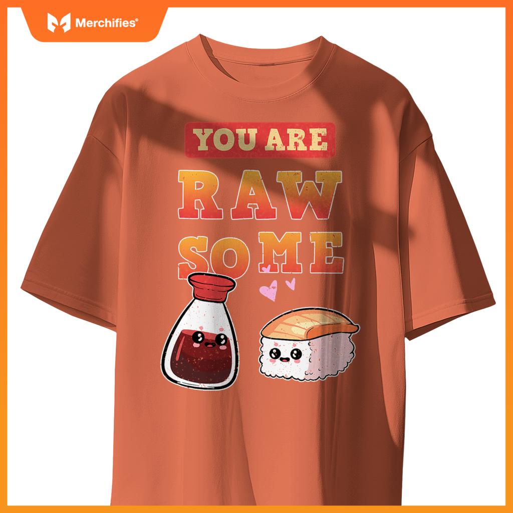 Sushi Chef Salmon Maki Anime Figure Japanese Manga T-Shirt
