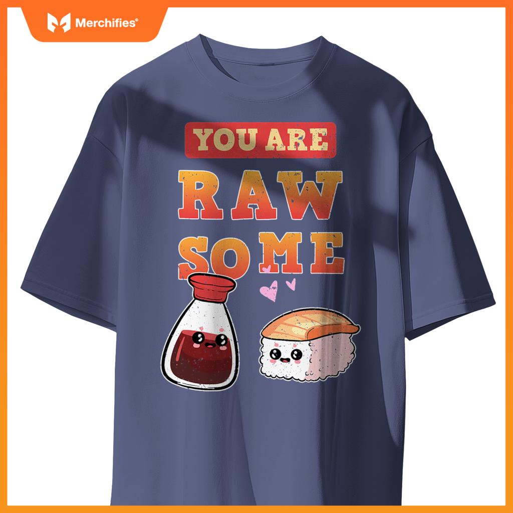 Sushi Chef Salmon Maki Anime Figure Japanese Manga T-Shirt