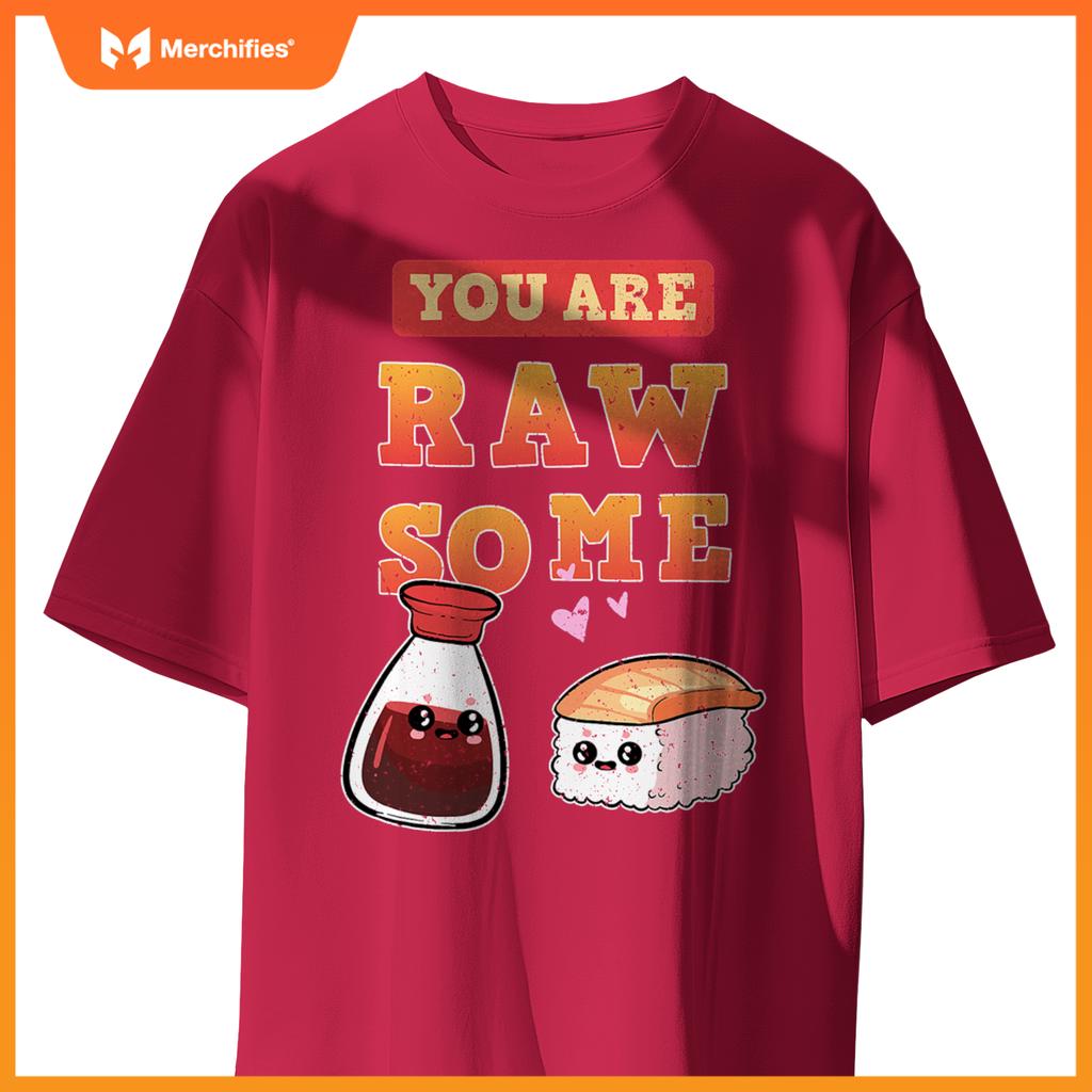 Sushi Chef Salmon Maki Anime Figure Japanese Manga T-Shirt