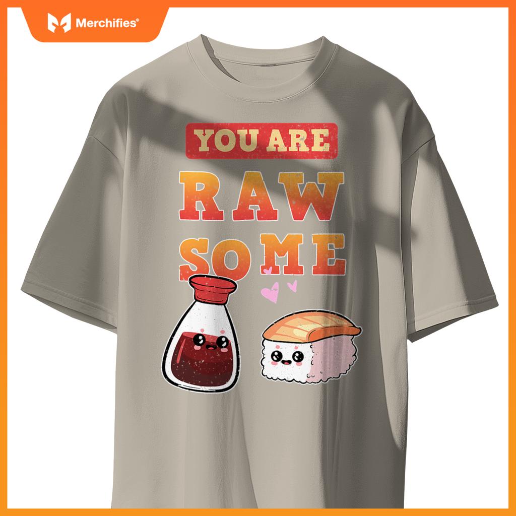 Sushi Chef Salmon Maki Anime Figure Japanese Manga T-Shirt