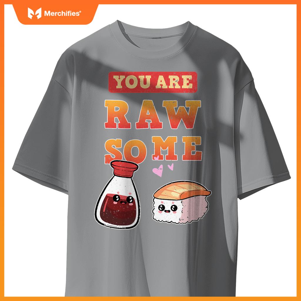 Sushi Chef Salmon Maki Anime Figure Japanese Manga T-Shirt