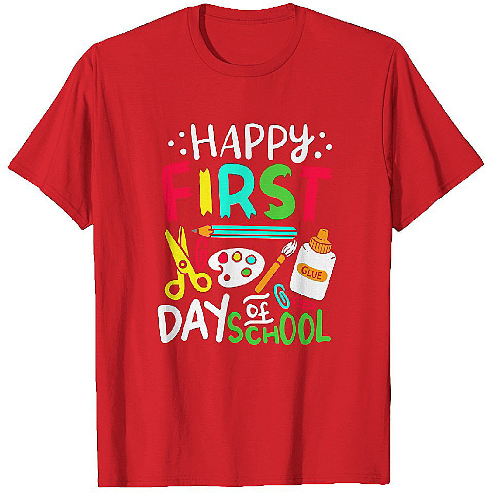 Happy First Day of School Teacher Back to School Student T Shirt