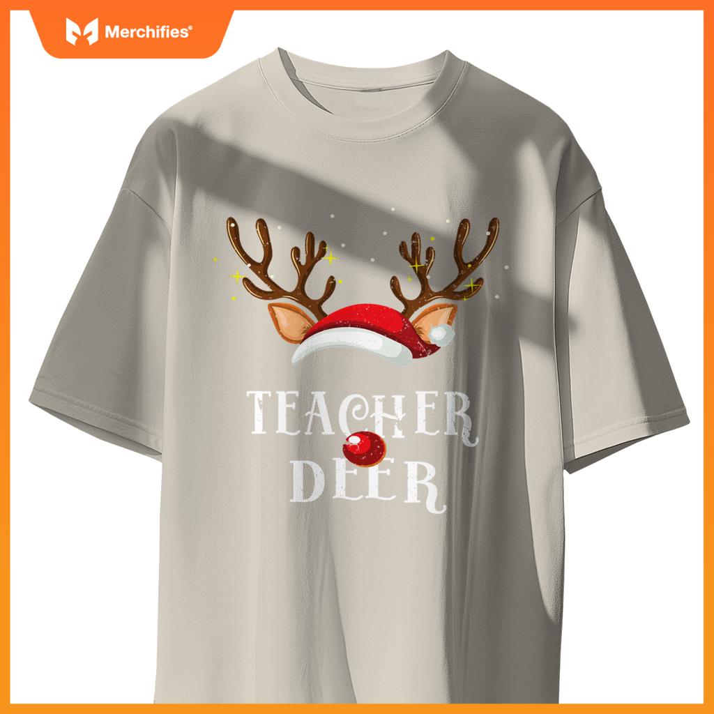 Teacher deer family matching christmas reindeer party