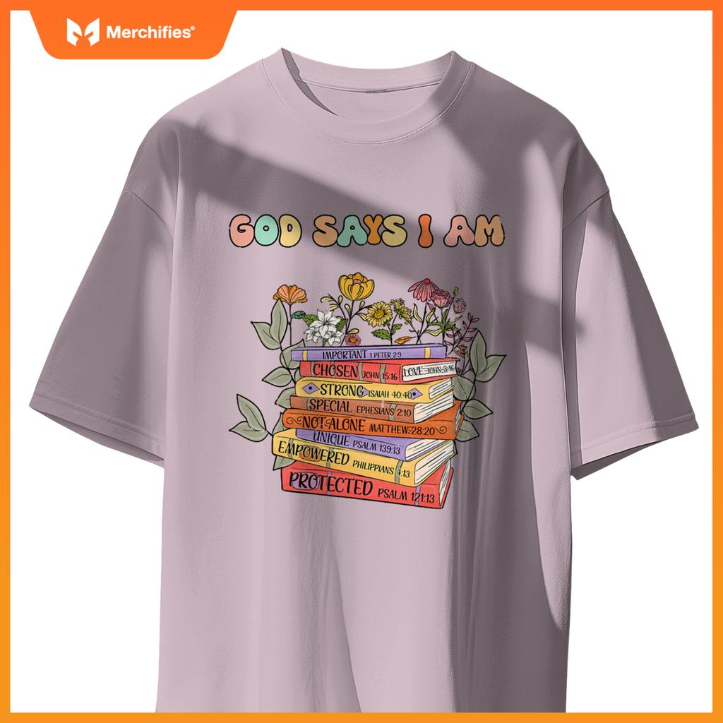Teacher god says im book lover christian women jesus