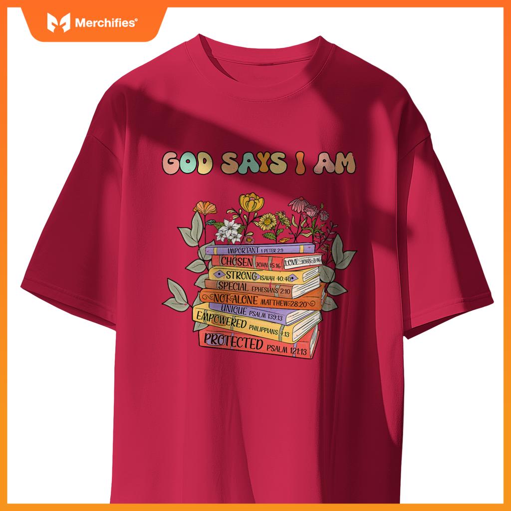 Teacher god says im book lover christian women jesus