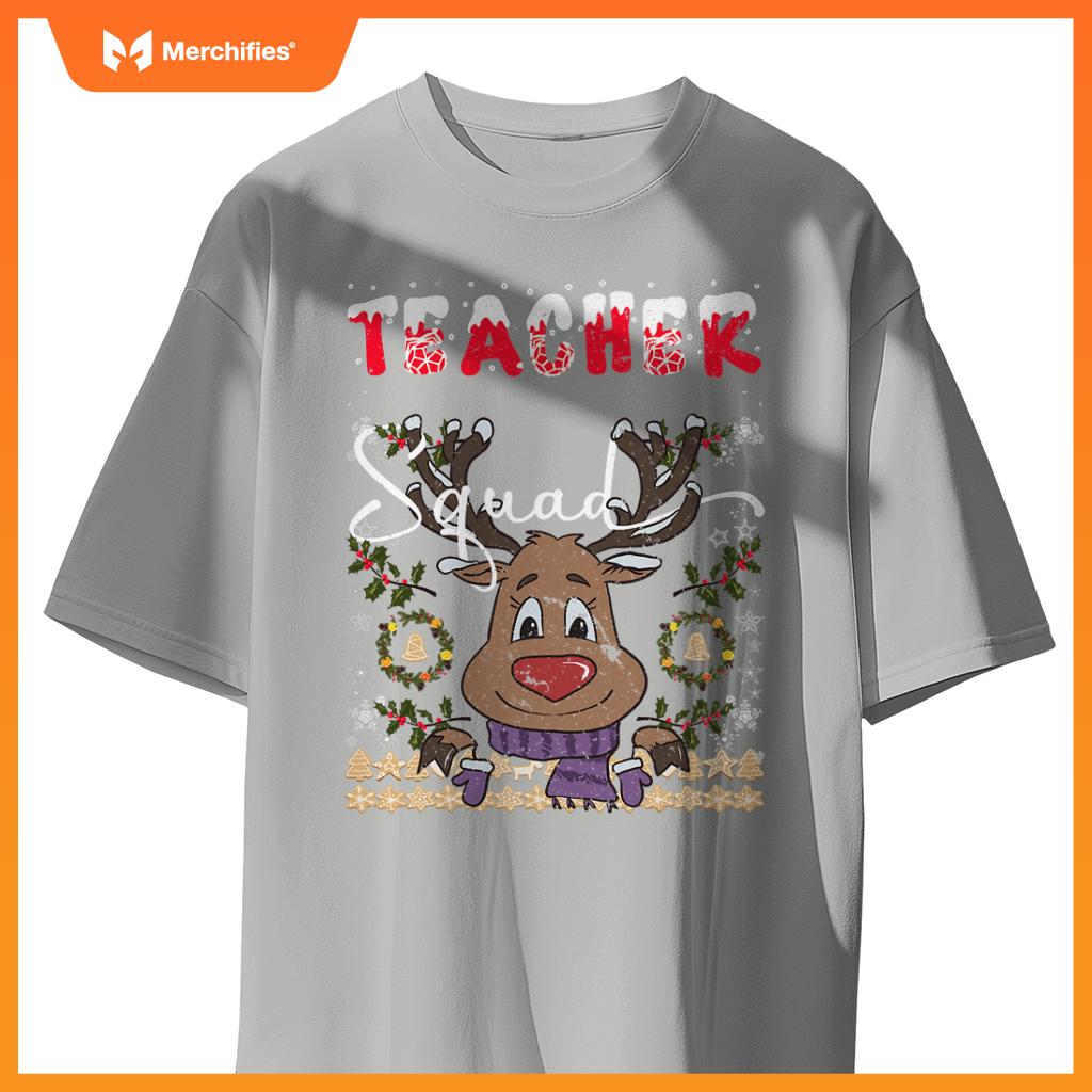 Teacher squad  reindeer xmas  deer ugly christmas