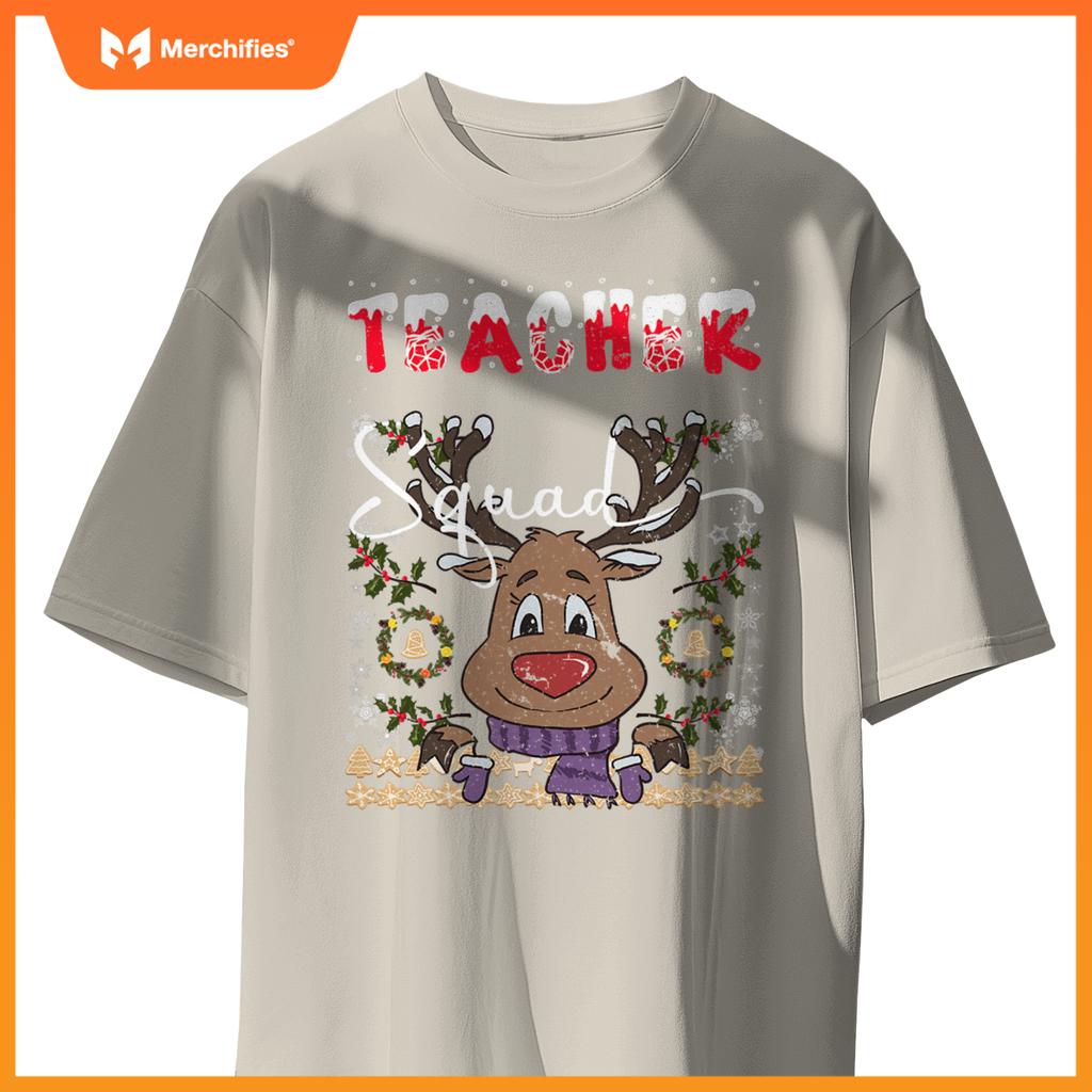 Teacher squad  reindeer xmas  deer ugly christmas