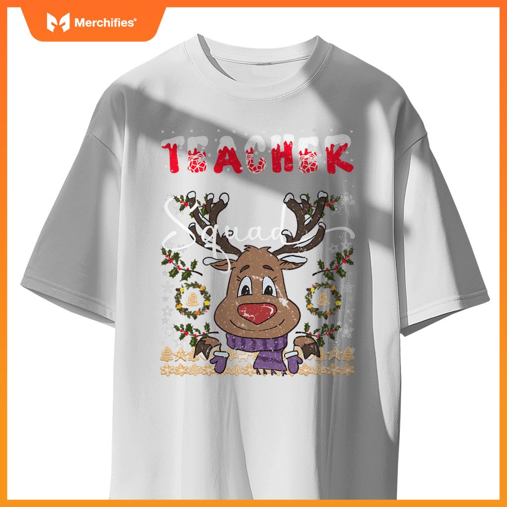 Teacher squad  reindeer xmas  deer ugly christmas