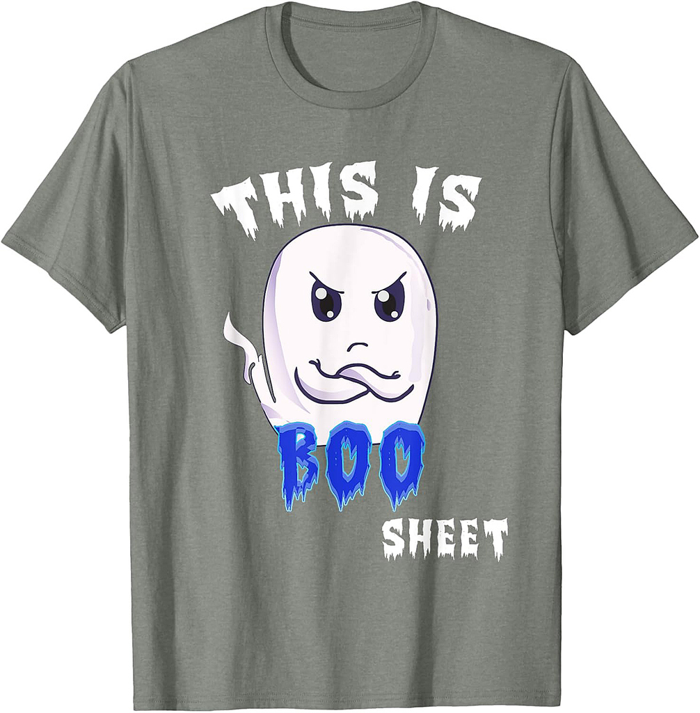 tee Funny Boo Sheet Halloween Ghost T-Shirt
