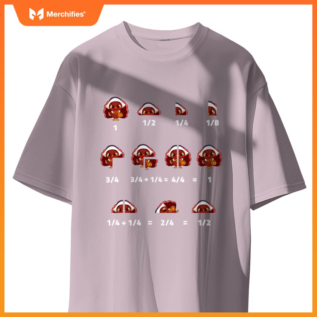 Thanksgiving turkey math fraction math teacher men women