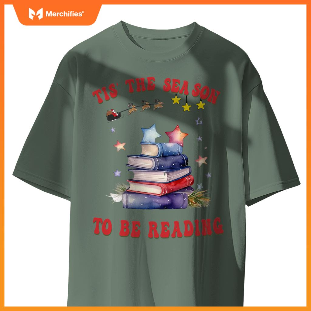 Tis  season to be reading, reading teacher christmas