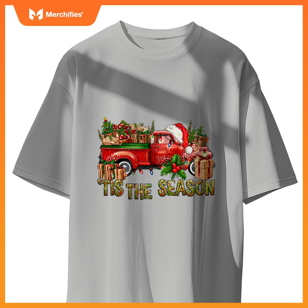 Tis Season With Farm Truck Christmas Men Women Kid S T-Shirt