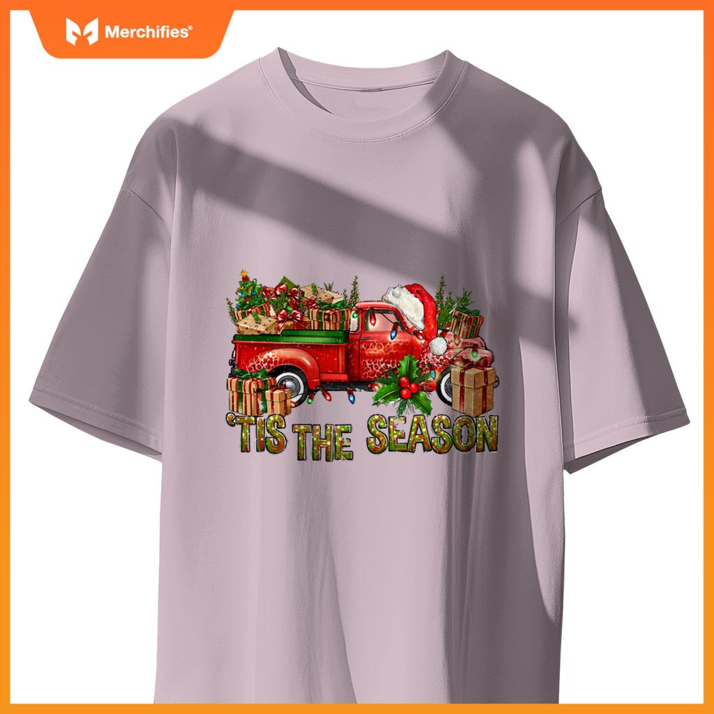 Tis Season With Farm Truck Christmas Men Women Kid S T-Shirt