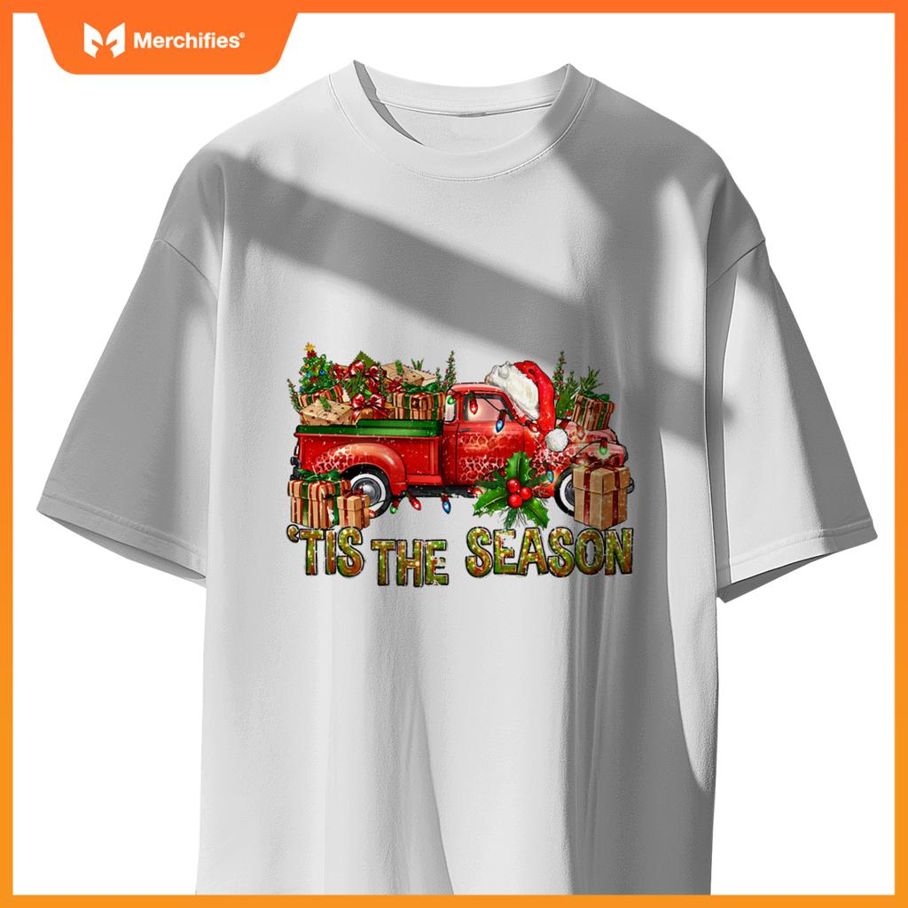 Tis Season With Farm Truck Christmas Men Women Kid S T-Shirt