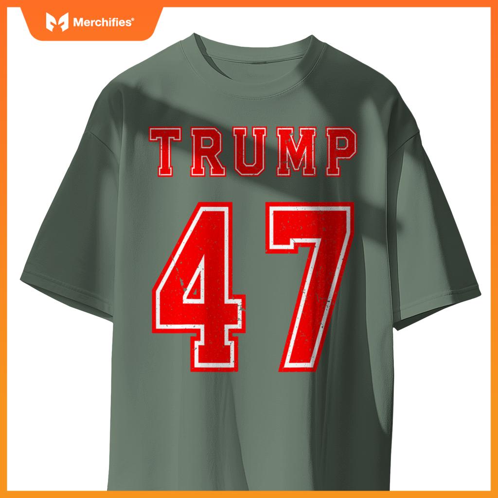 Trump 47 usa trump 47th president america patriotic trump T-Shirt