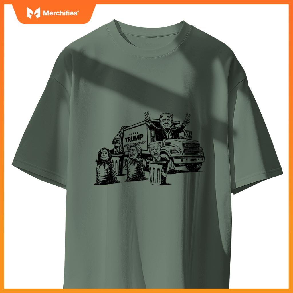 Trump Garbage Truck Waste Management 47Th President T-Shirt