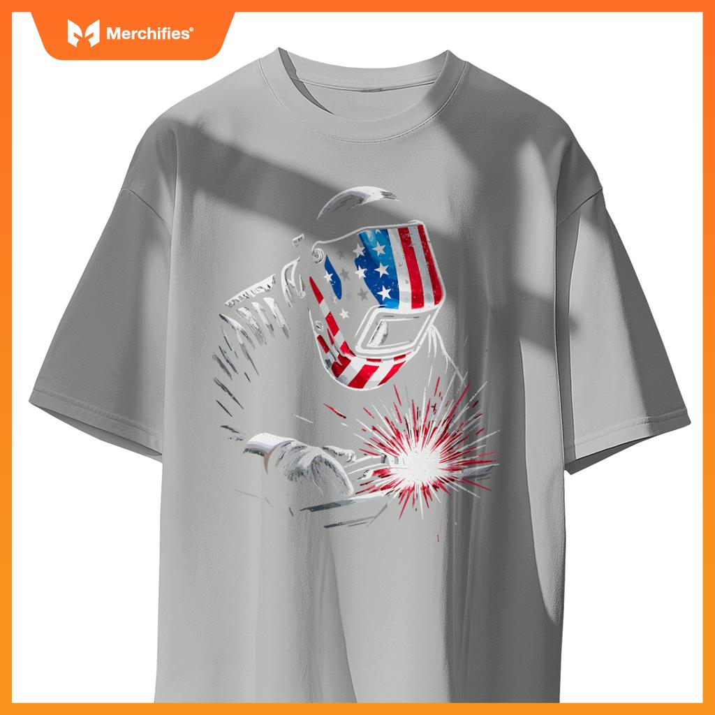 Usa patriotic welder T-Shirt