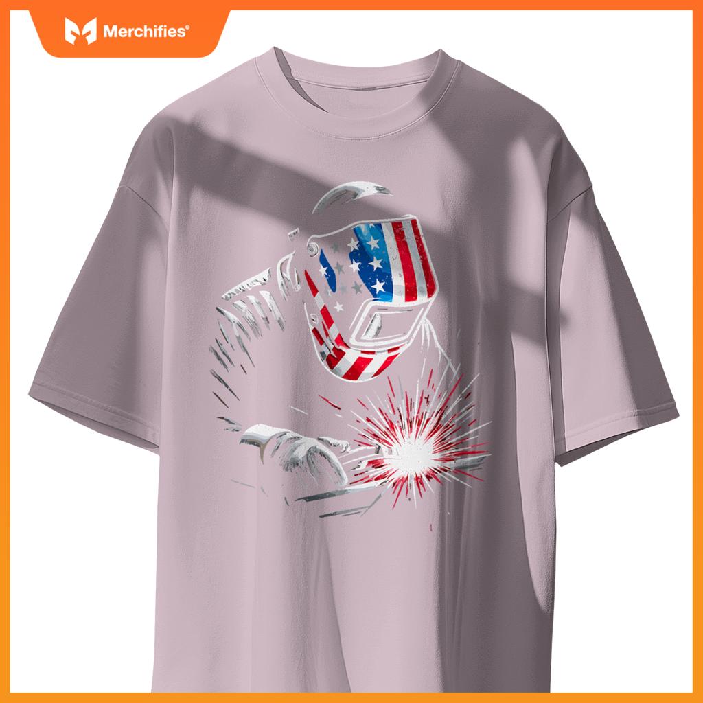 Usa patriotic welder T-Shirt