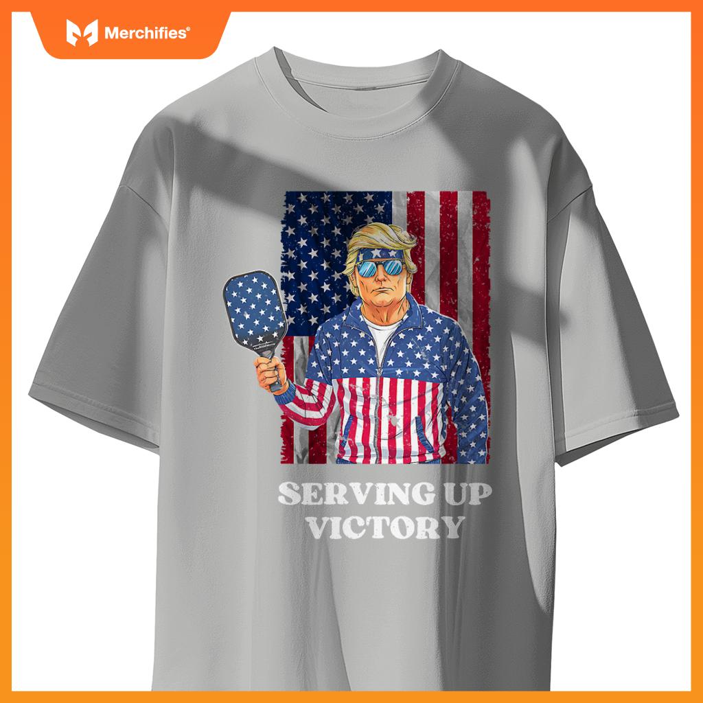 Usa pickleball champ patriotic trump political & pickleball T-Shirt