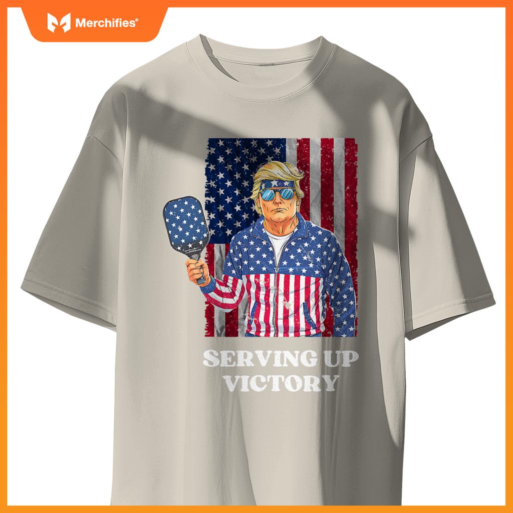 Usa pickleball champ patriotic trump political & pickleball T-Shirt