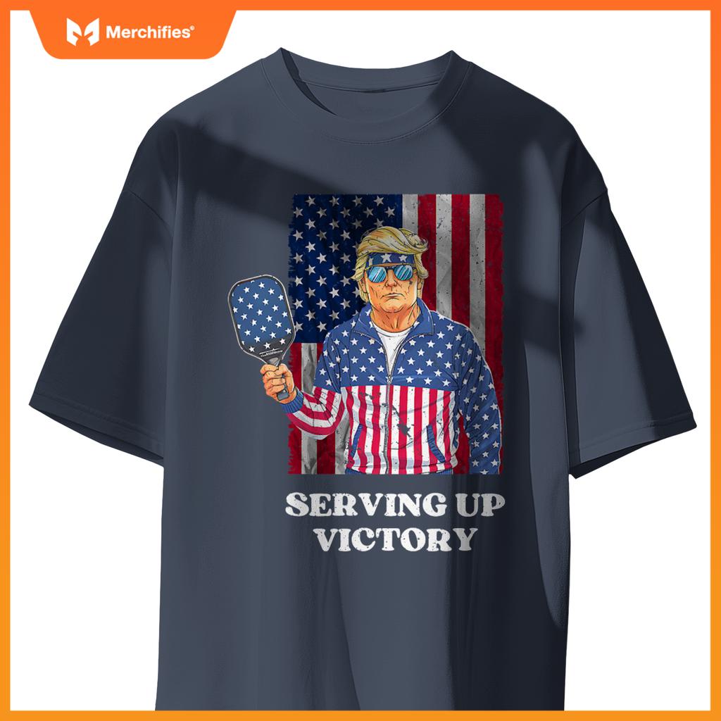 Usa pickleball champ patriotic trump political & pickleball T-Shirt