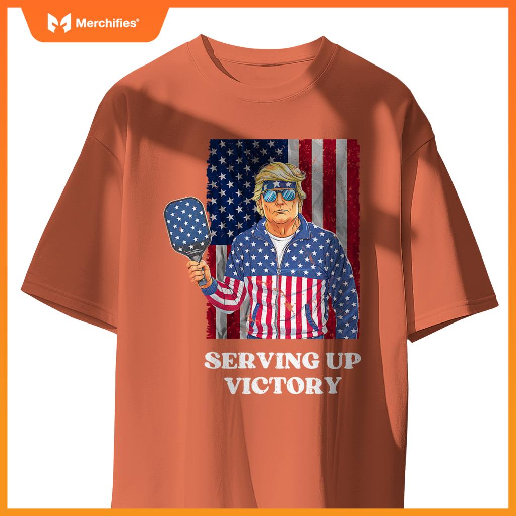 Usa pickleball champ patriotic trump political & pickleball T-Shirt