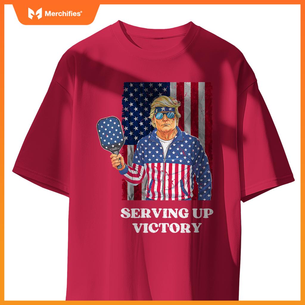 Usa pickleball champ patriotic trump political & pickleball T-Shirt