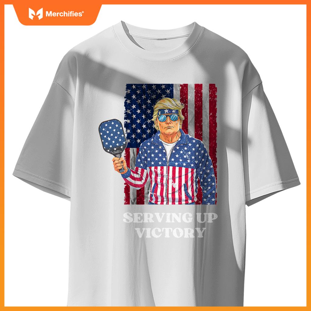 Usa pickleball champ patriotic trump political & pickleball T-Shirt