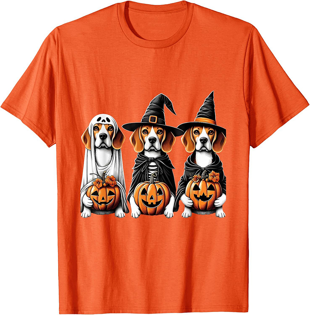 Beagle Ghost Halloween Dog Lovers T-Shirt