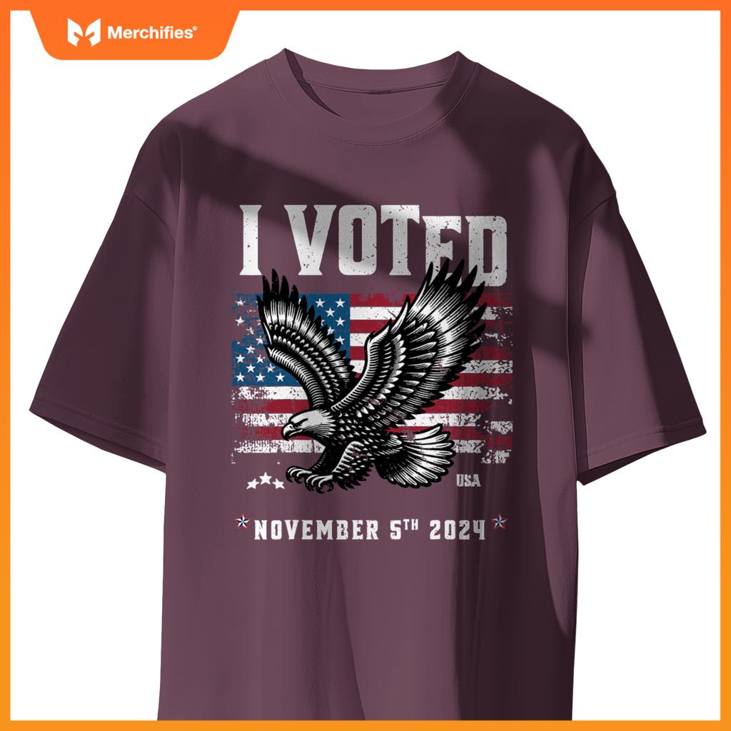 Vote 2024  style i voted patriotic souvenir T-Shirt