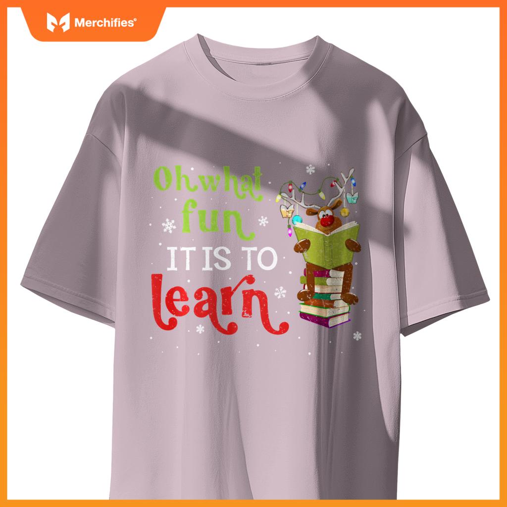 What fun it is to learn teacher matching christmas