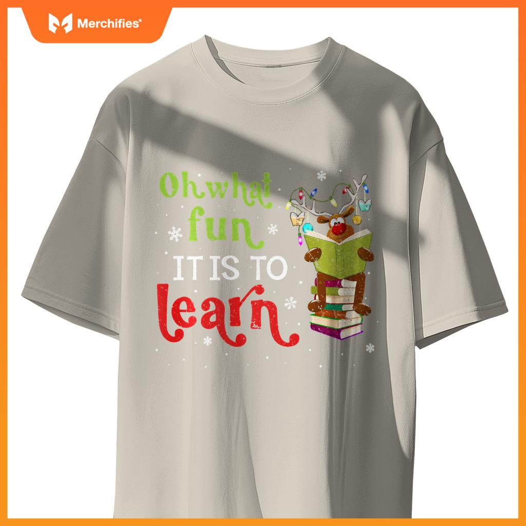 What fun it is to learn teacher matching christmas