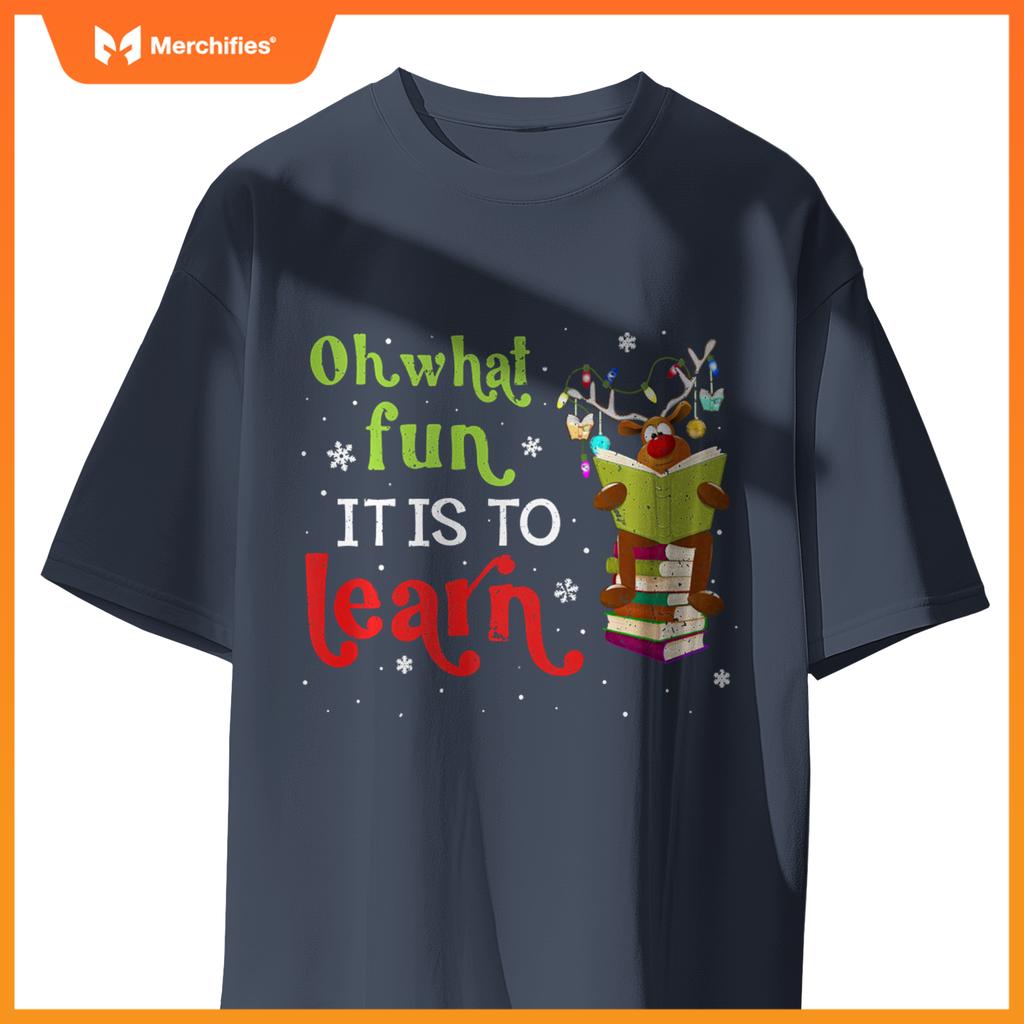 What fun it is to learn teacher matching christmas