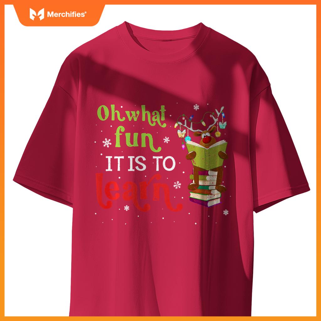 What fun it is to learn teacher matching christmas