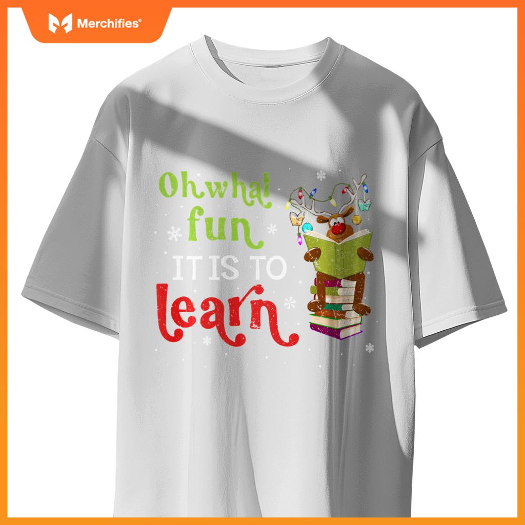 What fun it is to learn teacher matching christmas