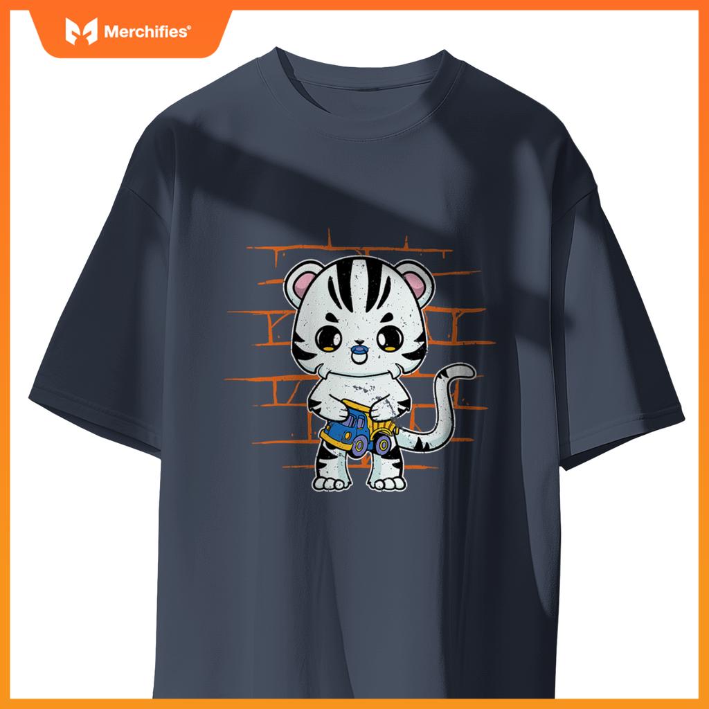 White Tiger Anime Cat Truck Toy T-Shirt