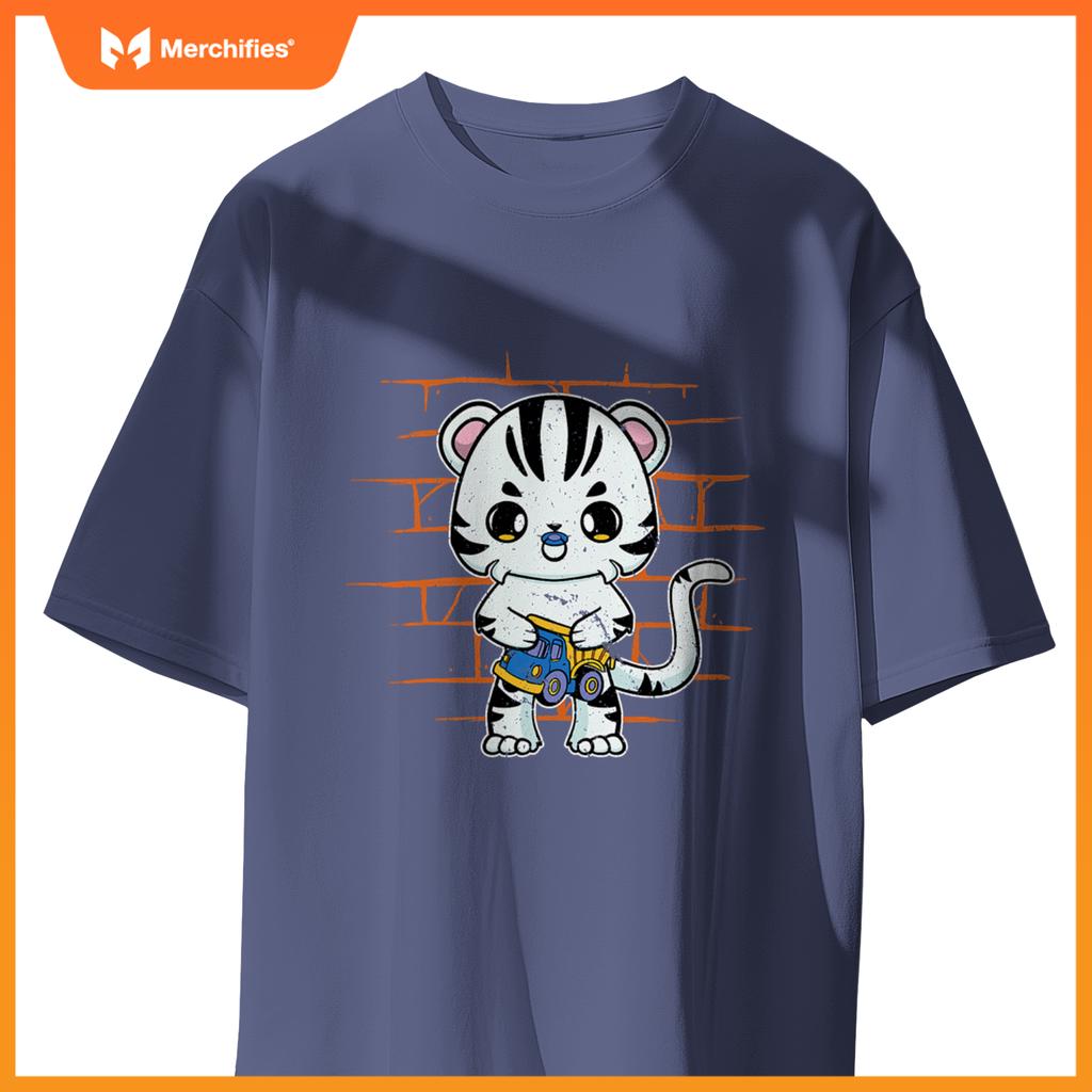 White Tiger Anime Cat Truck Toy T-Shirt